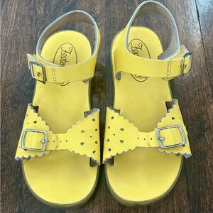 Footnotes Ariel Sunbeam Yellow Sandals